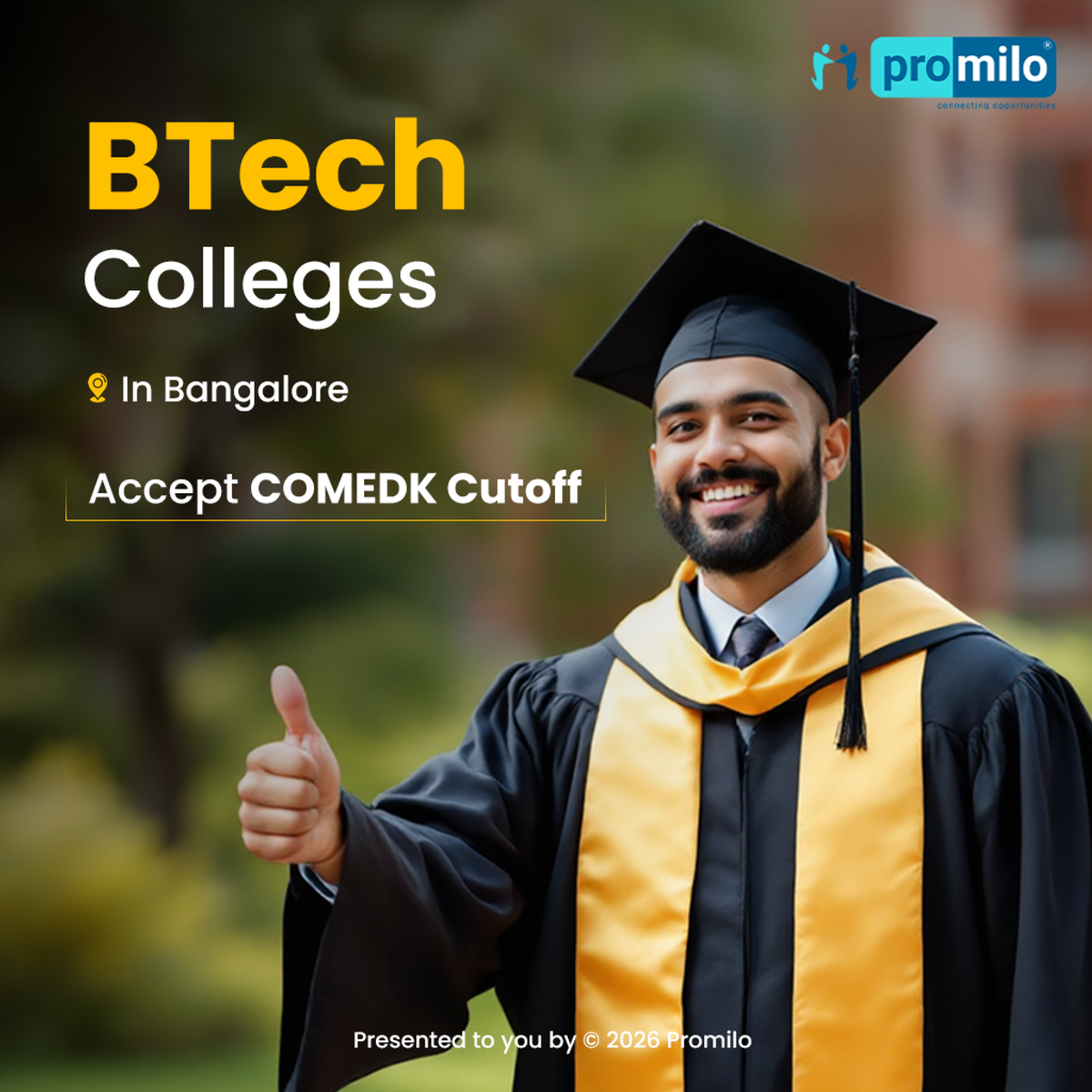BTech Colleges in Bangalore Accepts COMEDK UGET Cutoff: Eligibility, Admission Process, Fees & Placements